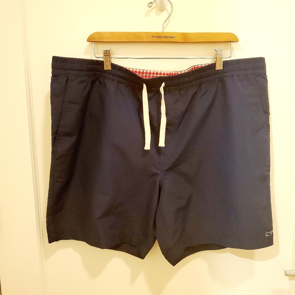 Vineyard vines men's xl swim trunks navy blue